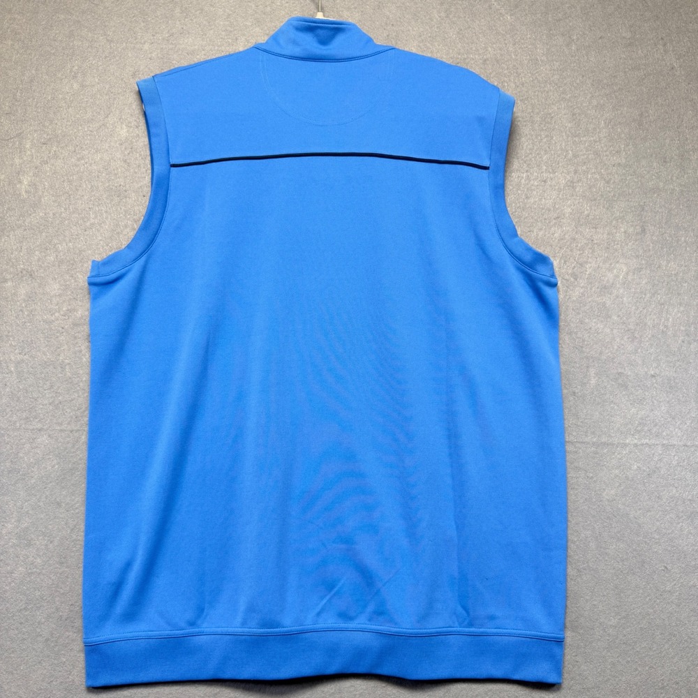 Putterboy Performance Pinehurst 1895 Mens Blue Full Zip Golf Vest‎ Large - Picture 4 of 9